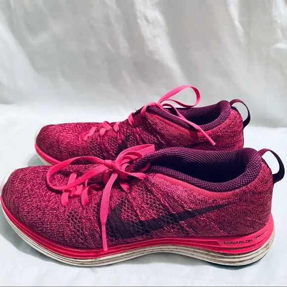 Nike Shoes Nike Flyknit Lunar Womens Size Fuschia Pink